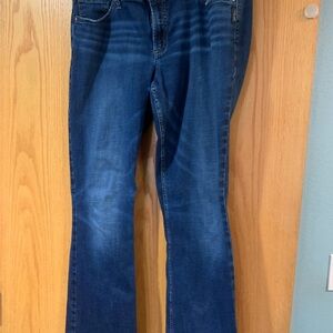 Silver Suki Jeans Dark Blue Flare Women's Jeans